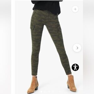Joe’s Jeans High Rise Skinny Ankle Green Camo Pants